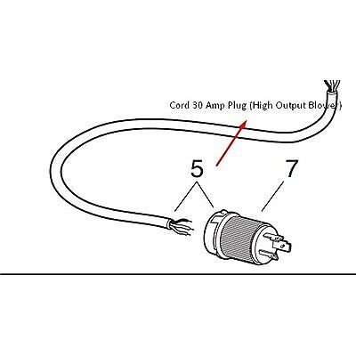 CORD/PLUG (HIGH OUTPUT BLOWER)