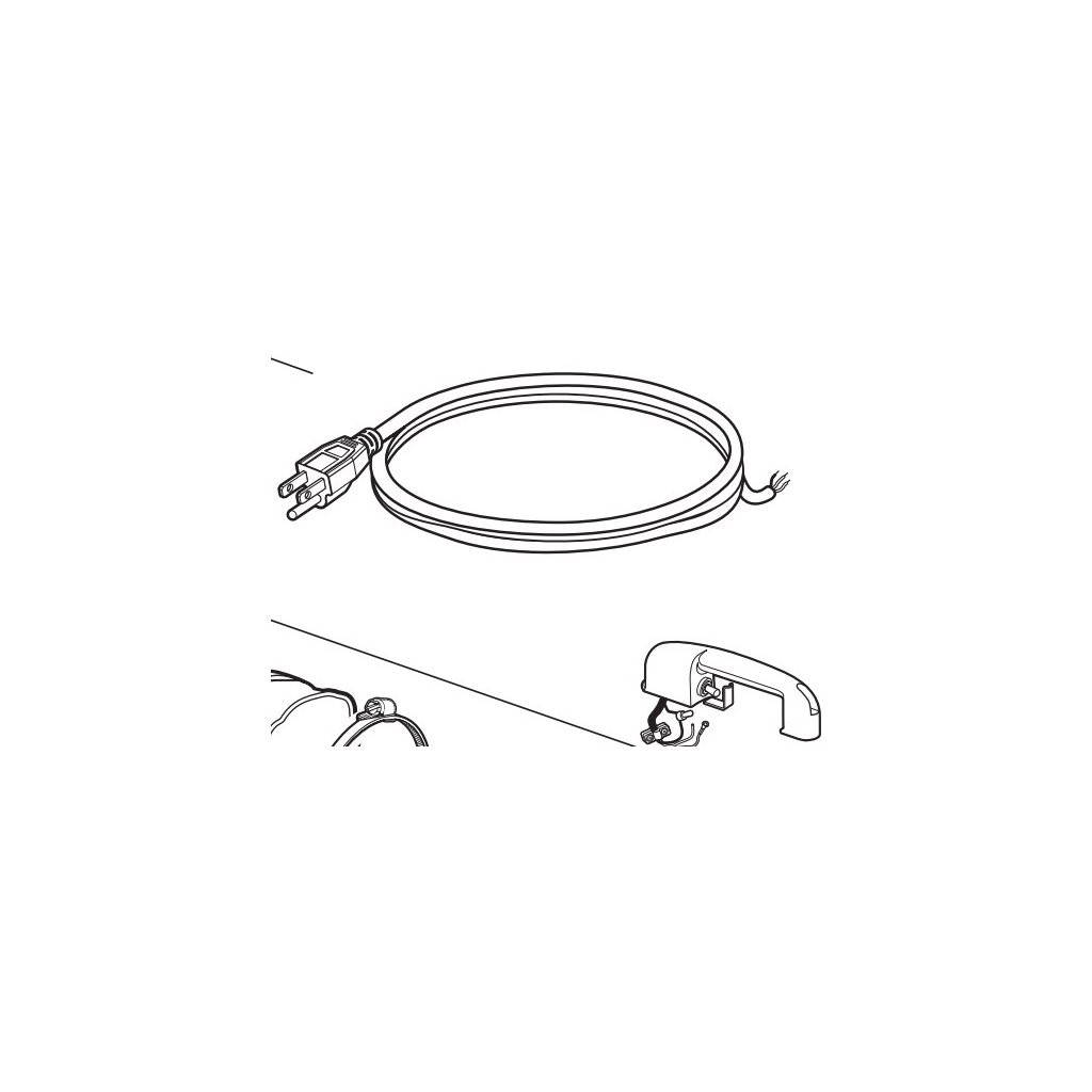 HANDLE W/ CORD, SWITCH AND SCREWS