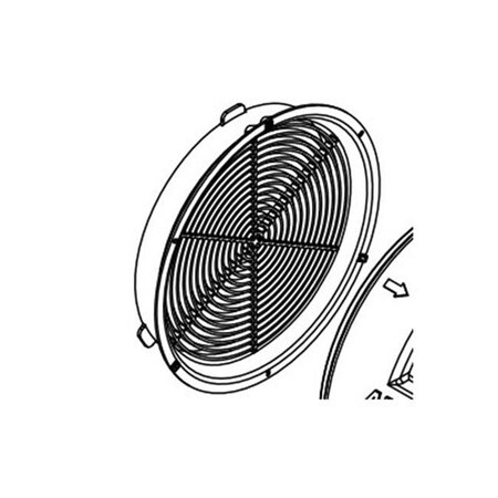 12" BLOWER PLASTIC DUCT CONNECTOR