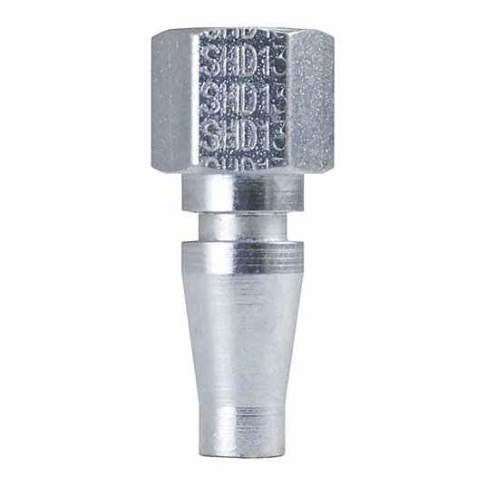 1/4" PLUG, SCHRADER (STEEL)