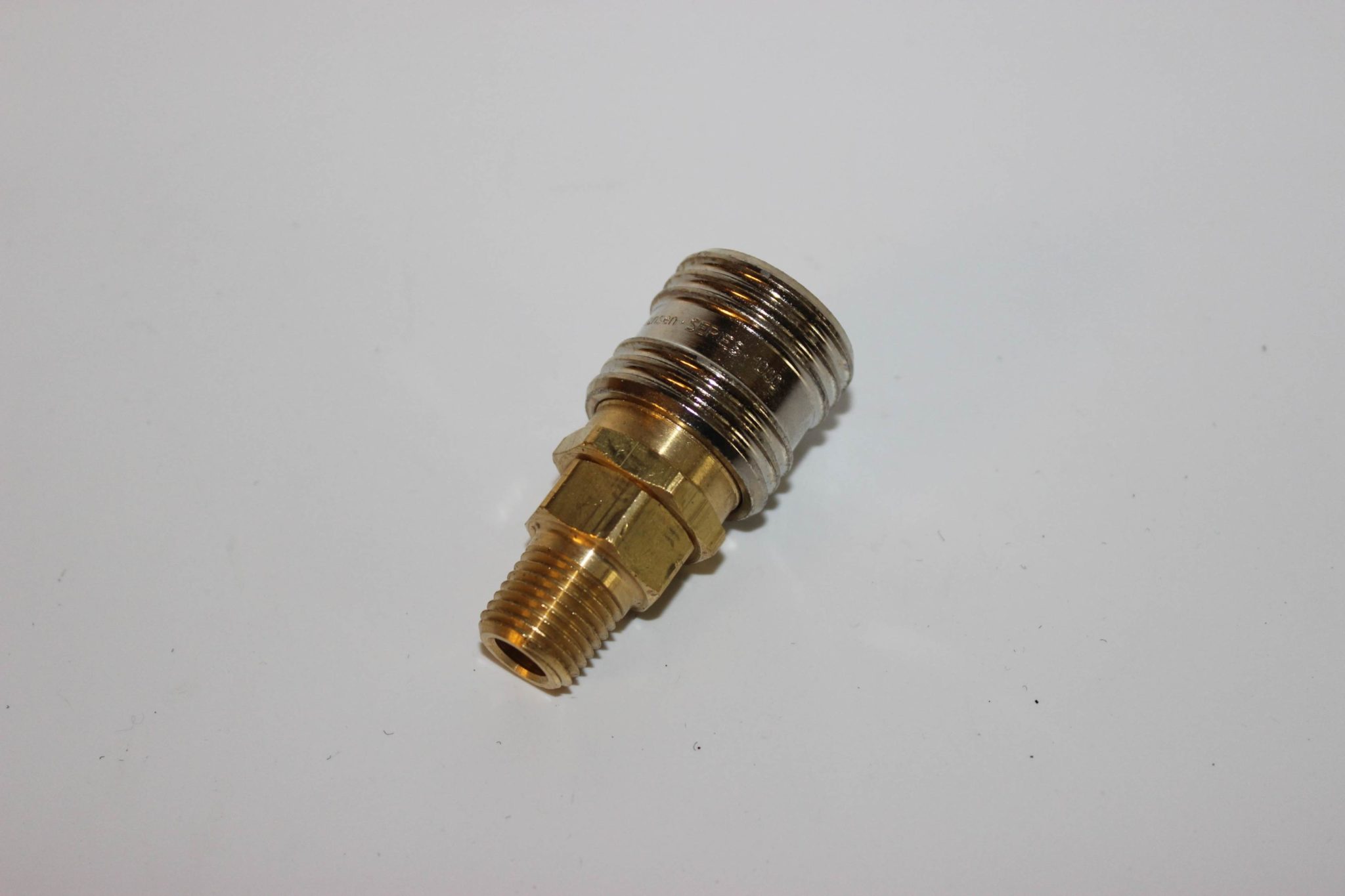 1/4" COUPLER, HANSEN (BRASS)