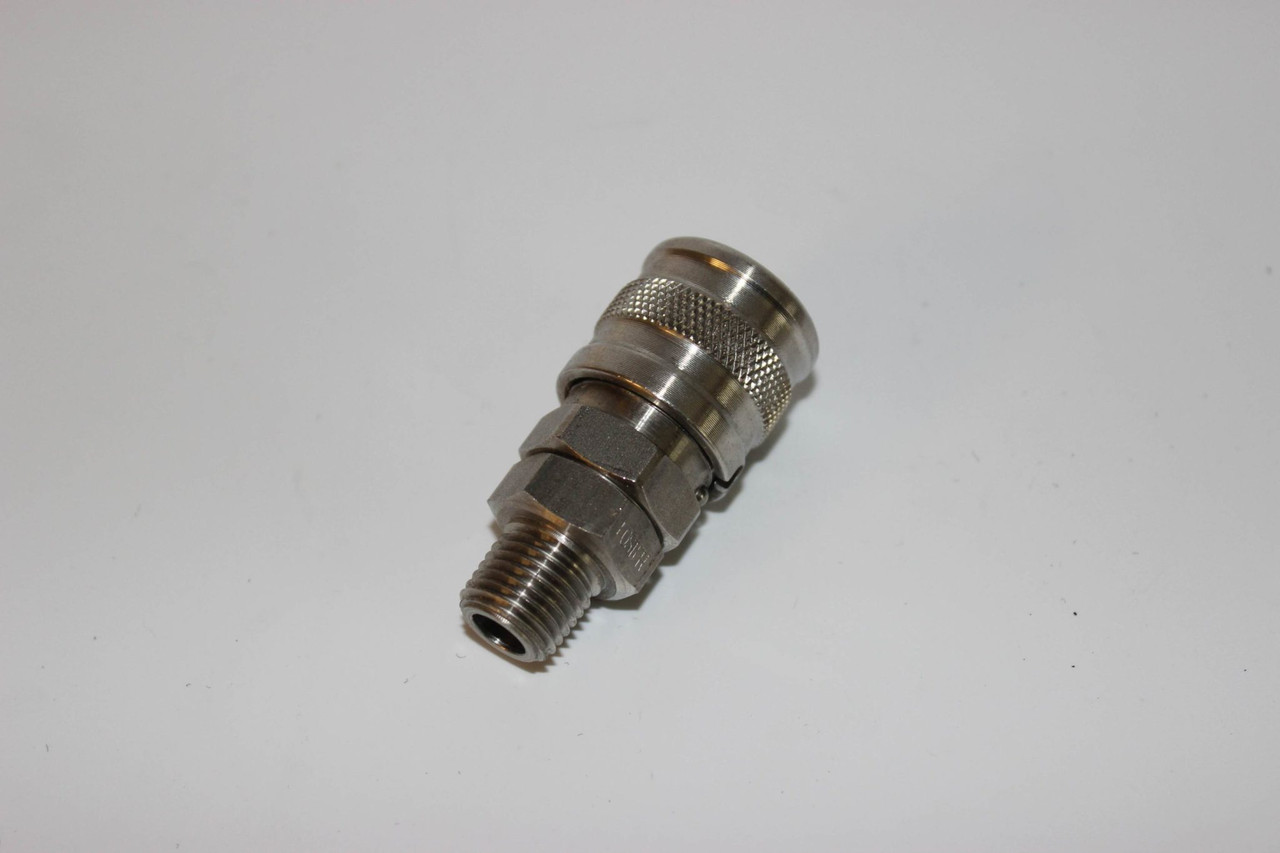 1/4" COUPLER, FOSTER (STAINLESS STEEL)