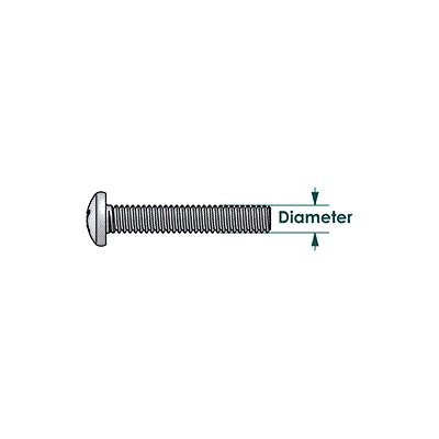 MACHINE SCREW, 1/4" X 1 1/4"