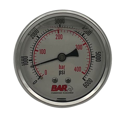 OUTLET GAUGE (0‐6000 PSI) (HP)