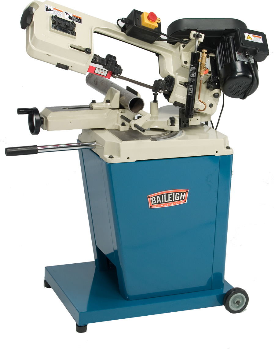BS-128M; 5"x6 Portable Mitering Band Saw 3/4HP, 110V, Single Phase