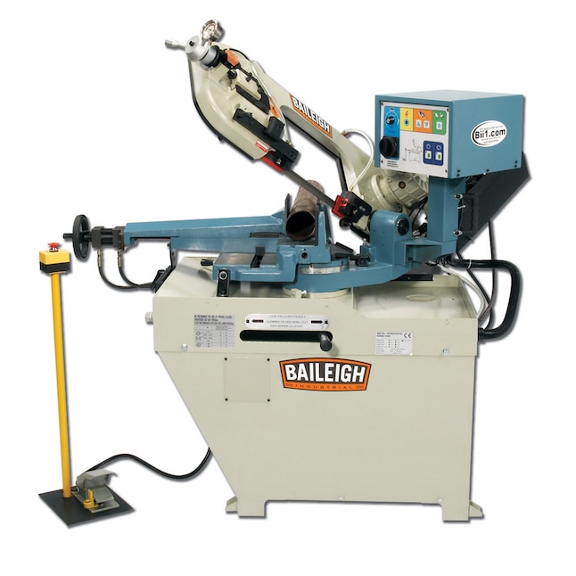 BS-260SA; 8.66" Variable Speed Dual Mitering Semi-Automatic Bandsaw 1-1/2 220 Volt Single Phase