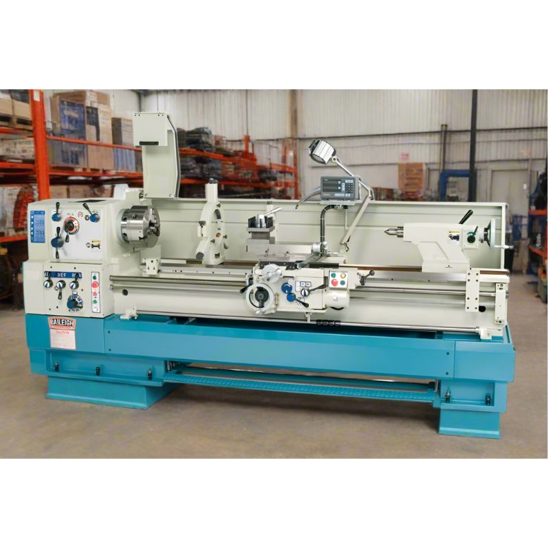 PL-2080; 20" x 80" Precision Geared Head Lathe with Mitutoyo DRO 15HP, 220V 3Phase