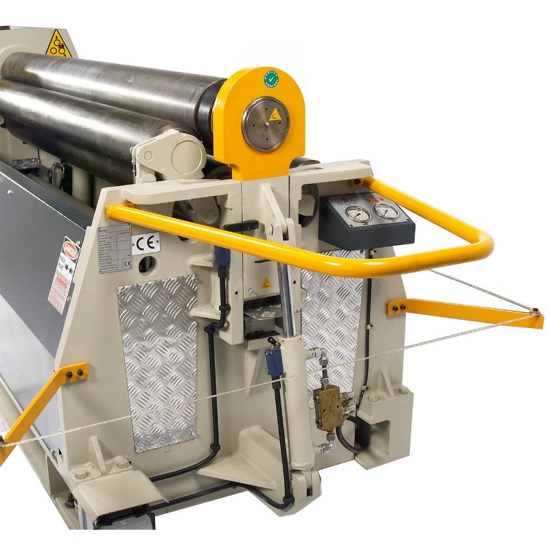 PR-603-4; 220V 3Phase 4 Roll Double Pinch Plate Roll. 6' Length 1/4" Mild Steel Capacity