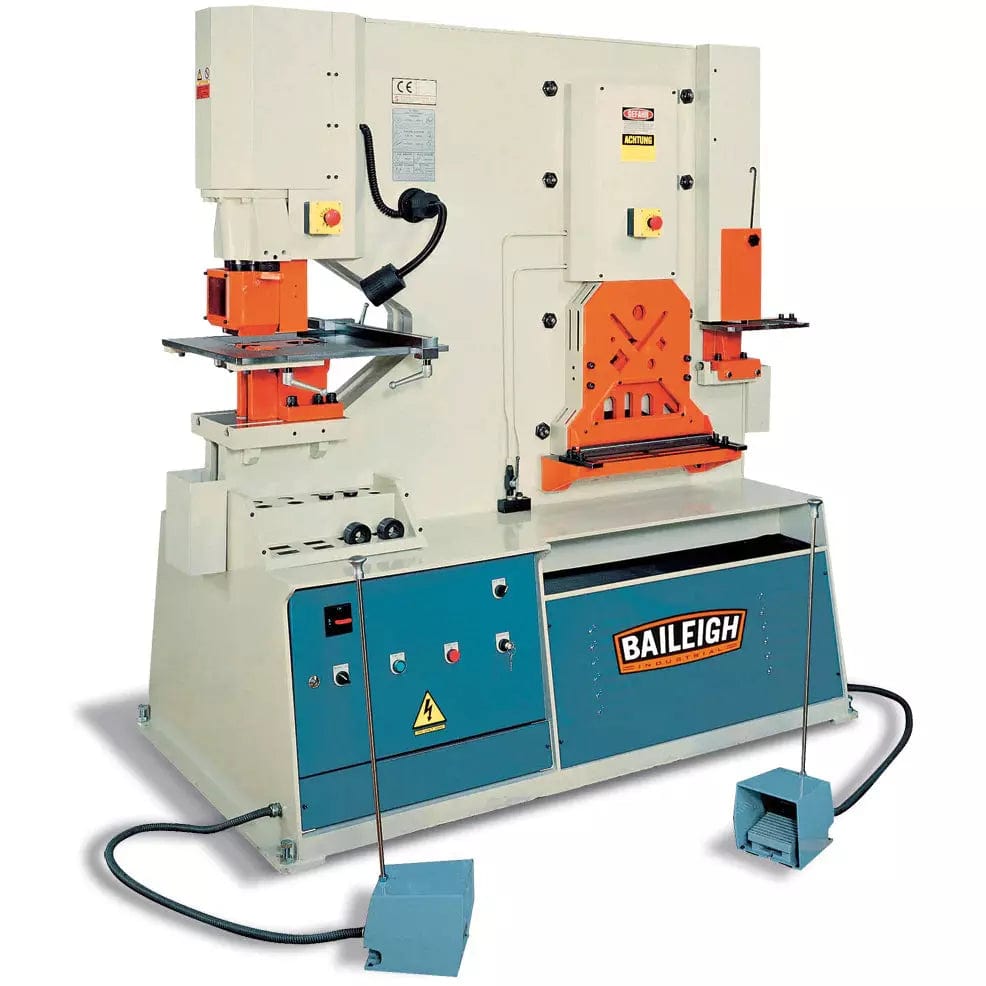 SW-95; 220V 3Phase Dual Operator 95 Ton 5 Station Ironworker