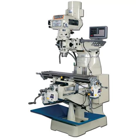 VM-942-1; 9" x 42" Variable Speed Vertical Milling Machine with X,Y & Z power feeds & DRO 3HP, 220V 1Phase