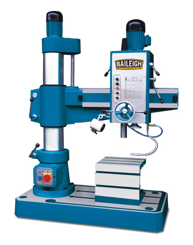 RD-1000M; 4' Mechanical Radial Drill, MT4 Spindle, Includes Quick and Tappinig Chuck 220V 3Phase