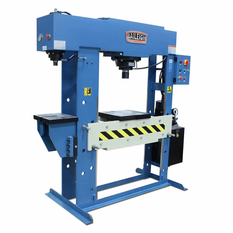 HSP-60M; 220V 3Phase 60 Ton Hydraulic H-Frame Press, 11.5" Stroke