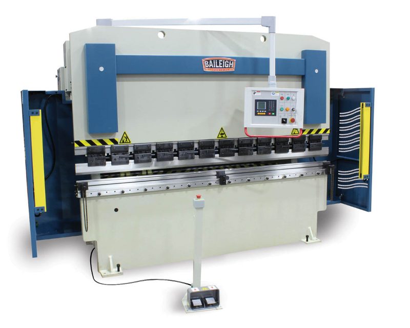 BP-11213CNC; 220V 3Phase 112 Ton, 156" 2 Axis Programmable Hydraulic Press Brake Distance Between Housings is 124"