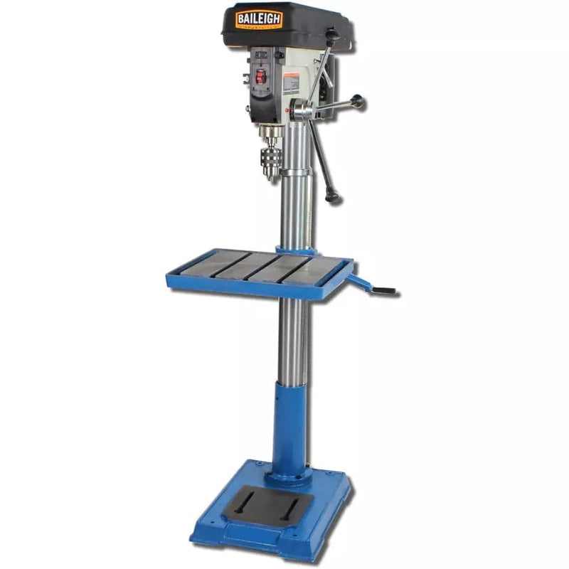 DP-2012F-HD-V3; 220V 20" Floor Drill Press 12 Spindle Speeds, 16.5"x18.5" Table MT4, LED Worklight