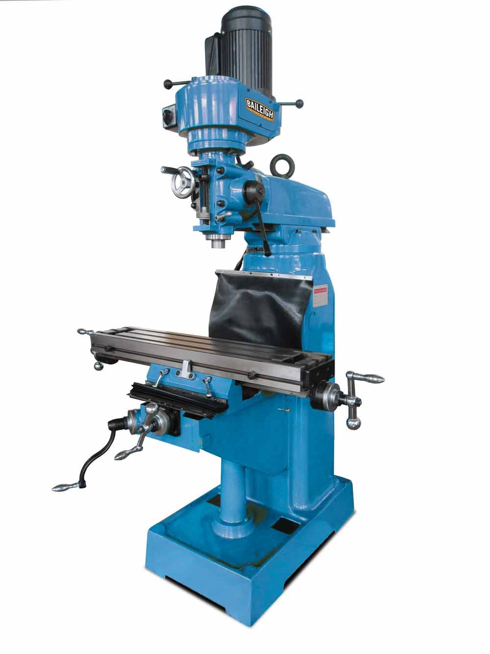 VM-836E-1; 8" x 36" Step Pulley Vertical Mill, 2HP, 110V, Single Phase