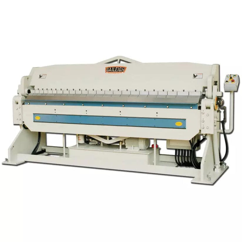 BB-9610H; 220 Volt 3 Phase Heavy Duty Hydraulic Box and Pan Brake, 8' Length, 10 Gauge Mild Steel Capacity