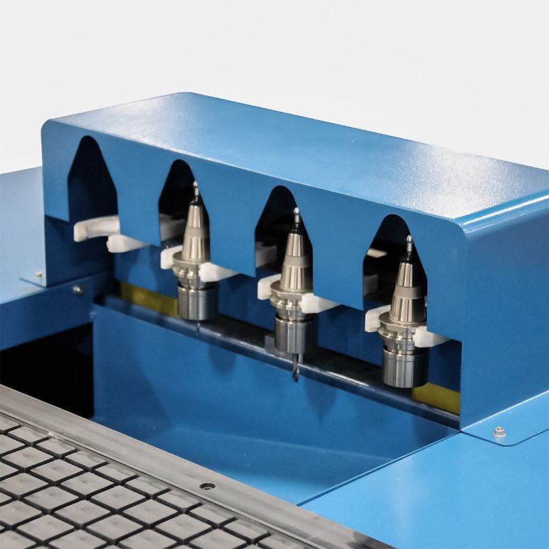 WR-84V-ATC; 220V 3Ø 4'x8' CNC Router Table, Vacuum Table w/ Pump, 10HP Spindle, 4pc ATC, and Software Package –-- WHILE SUPPLI
