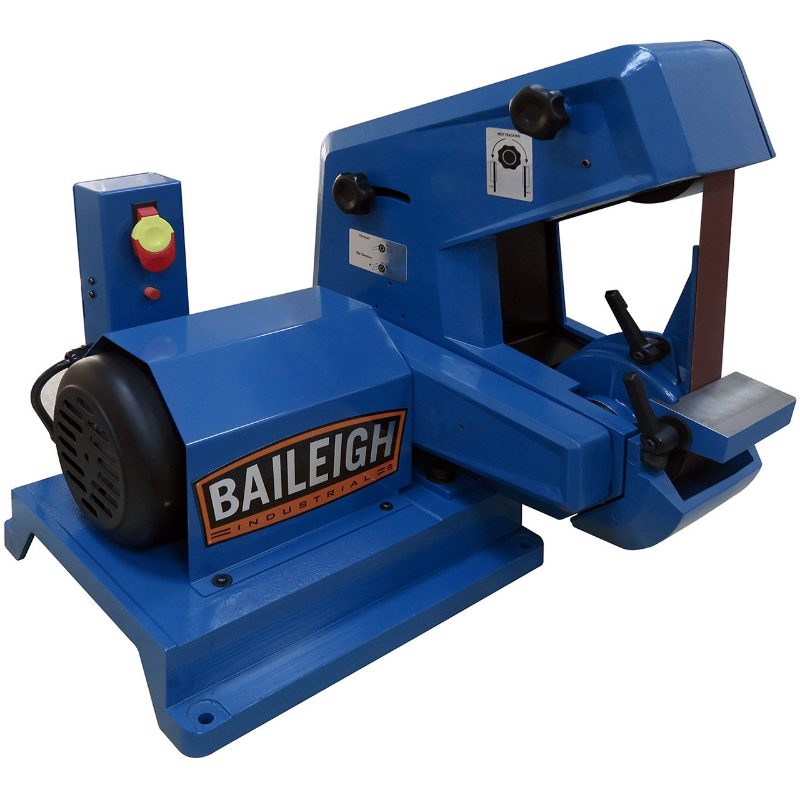 BG-248S; 2" x 48" Three Wheel Belt Grinder 1HP, 115V, Single Phase