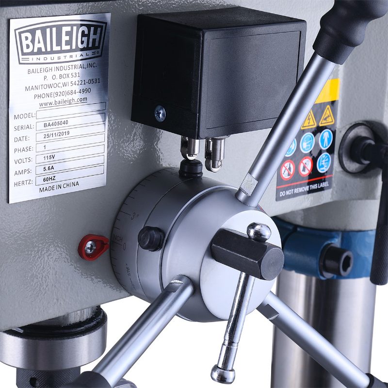 DP-4016B-VS; 110V 16" Variable Speed Bench Top Drill Press, MT-2 Spindle