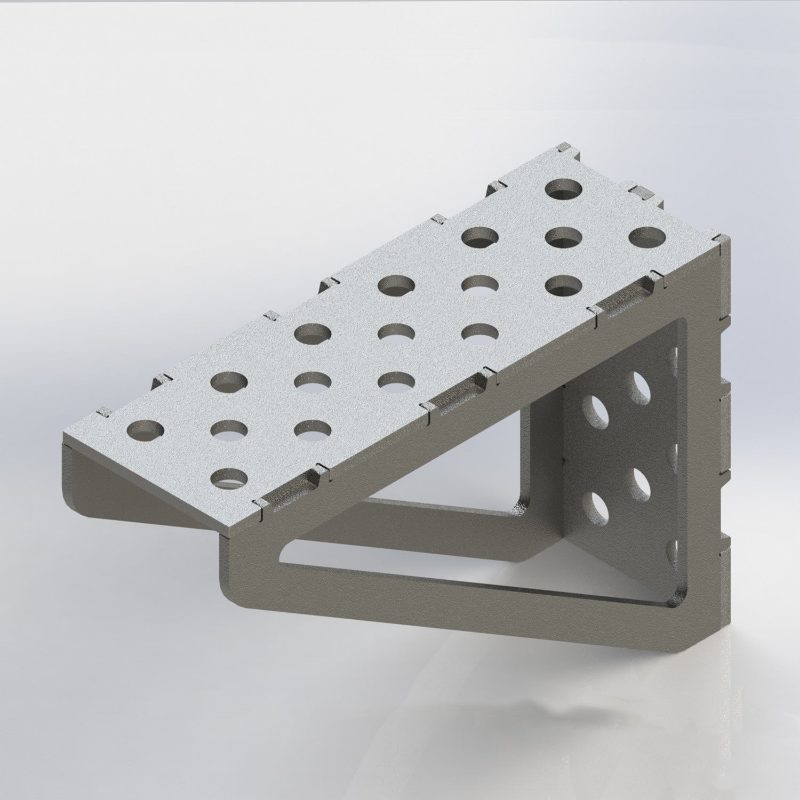 WJT-AB1174UW-16 11.75X7.75X4" Angle Block