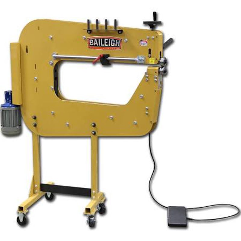 BR-16E-36LT; 110V 36" Lower Throat Depth Bead Roller, 16 Gauge Mild steel Capacity