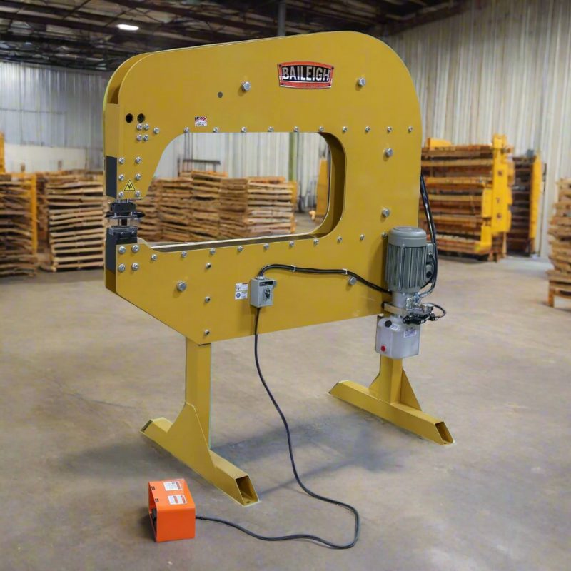 LP-48; 7 Ton Louver Press, 48" Throat Depth, 110V, Includes 3" Louver
