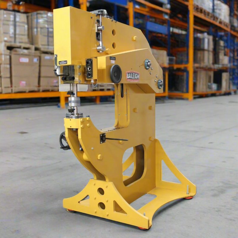 MH-37HD; 220V 3Phase Multi-Function Power Hammer. 1/8" Gauge Mild Steel Capacity. 37" Throat Depth