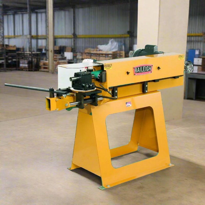 TN-400; 220V 1Phase 3HP Abrasive Belt Notcher, 4" Belt Width, Will Notch 3/4" to 2" OD