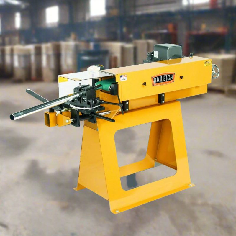 TN-600; 220V 1Phase 5HP Abrasive Belt Notcher, 6" Belt Width, Will Notch 3/4" to 3" OD