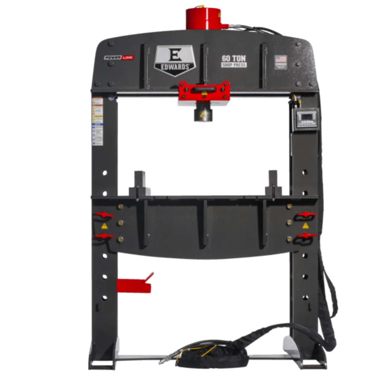 60 Ton Shop Press with PLC and Portable Power Unit 3 Phase, 460 Volt
