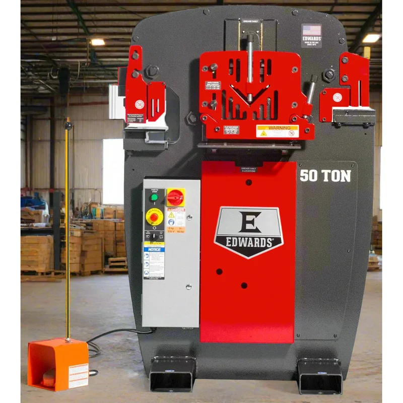 50 Ton Ironworker 1 Phase, 230 Volt with PowerLink
