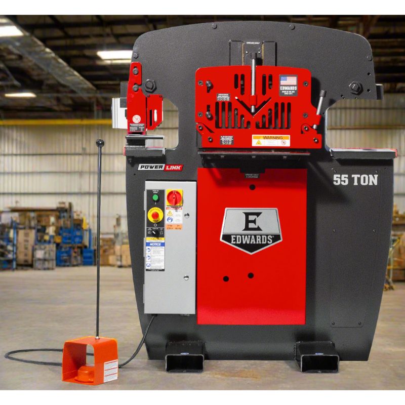 55 Ton Ironworker 1 Phase, 230 Volt with PowerLink