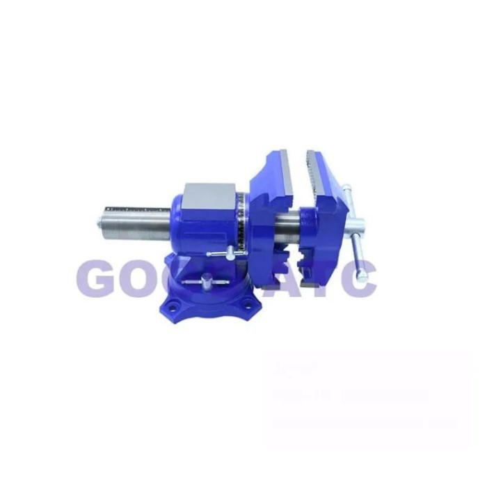 General Purpose 5” Jaw Bench Vise with Swivel Base