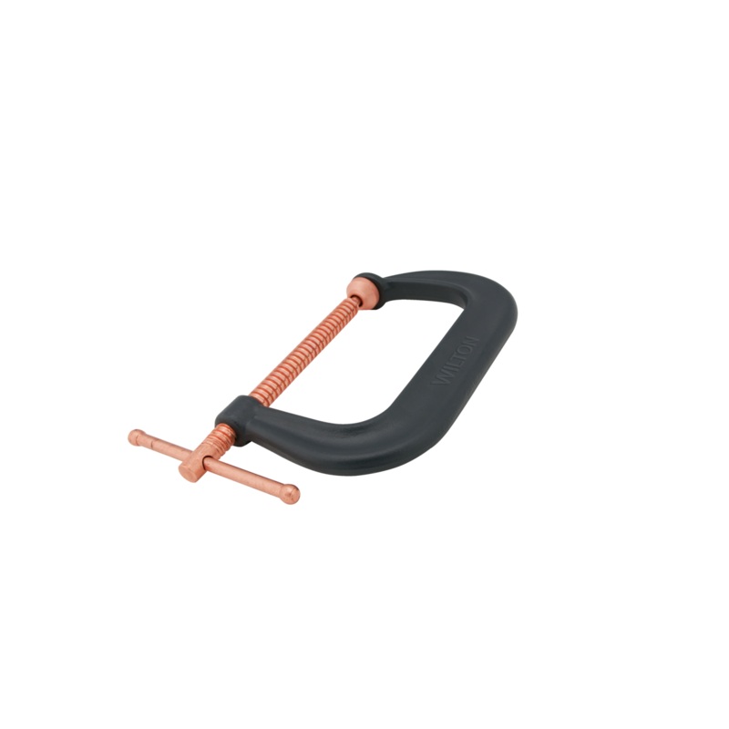 410P, Spark-Duty Drop Forged C-Clamp, 2" – 10-1/8" Jaw Opening, 5-7/8" Throat Depth