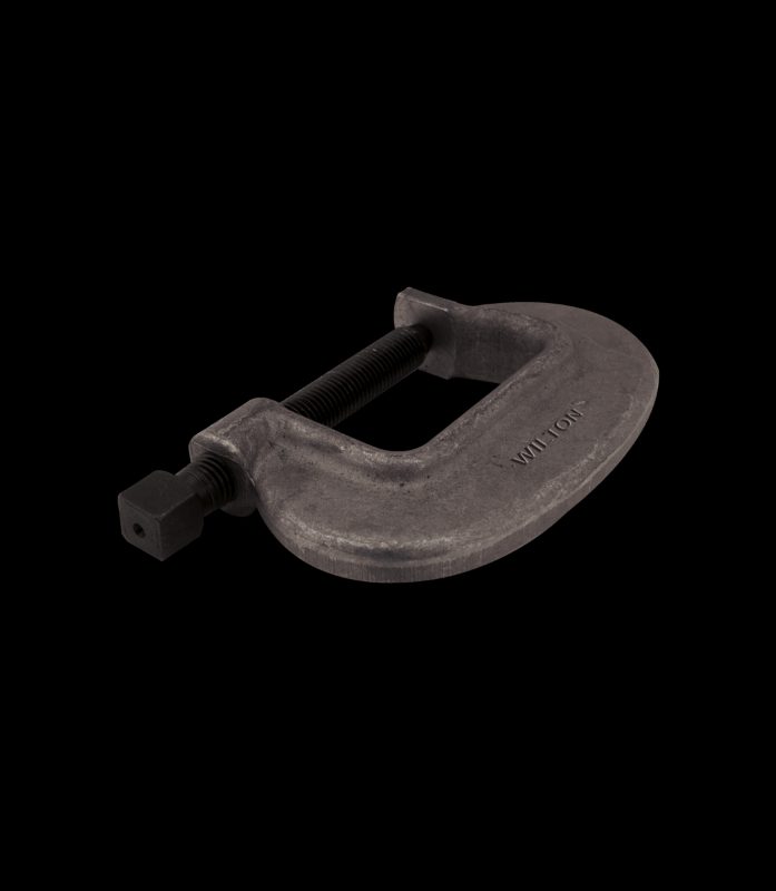 12-FC, "O" Series Bridge C-Clamp – Full Closing Spindle, 0" – 12-1/4" Jaw Opening, 4-1/4" Throat Dep