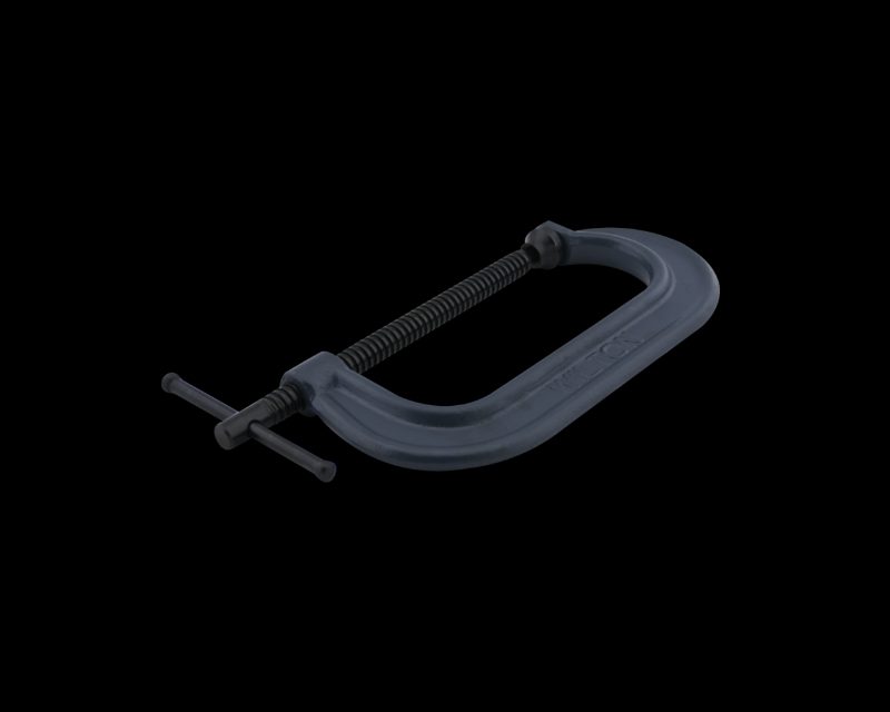 808, 800 Series Standard Depth Drop Forged C-Clamp, 0 – 8” Opening, 3-7/16” Throat