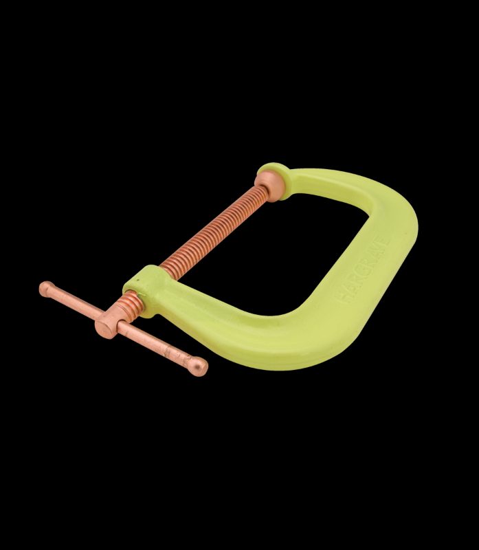 403CS, Spark-Duty Drop Forged Hi-Vis C-Clamp, 0 – 3” Opening, 2-7/16” Throat Depth