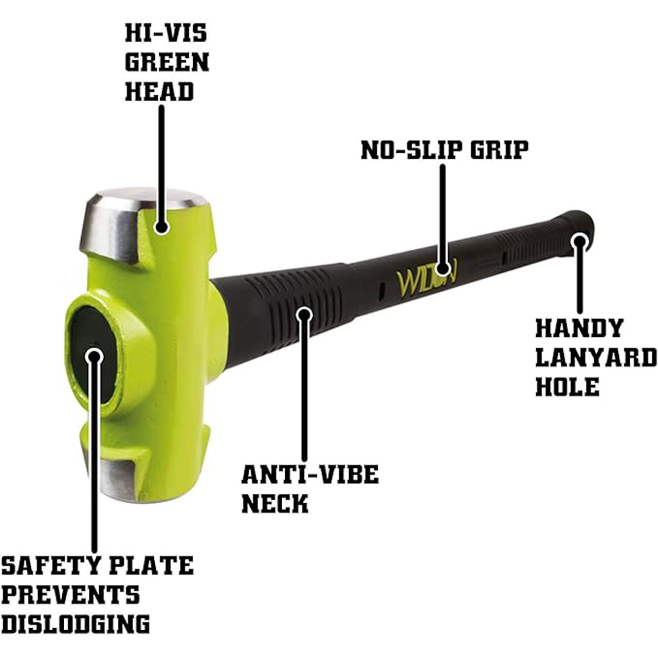12 Lb Head, 36" B.A.S.H® Sledge Hammer