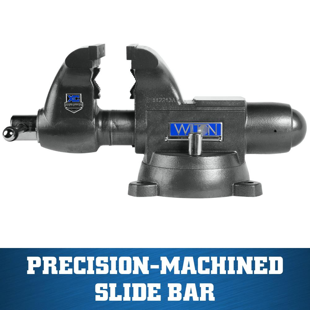 1780XC, Tradesman XC 8” Xtreme Condition Round Channel Vise with Swivel Base