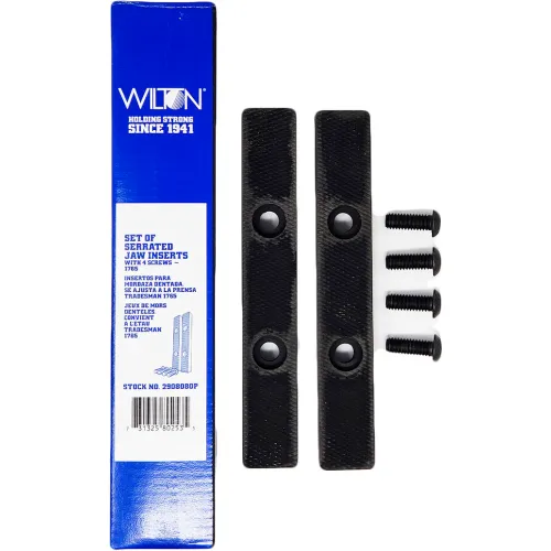 Set of Serrated Jaw Inserts w/ 4 Screws, 1765, Boxed