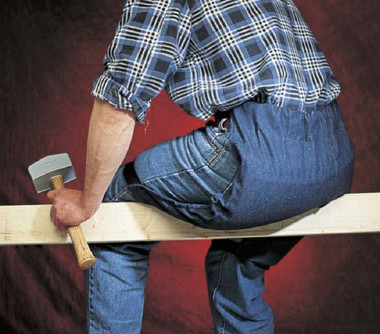 906-10 Chap style seat pad M