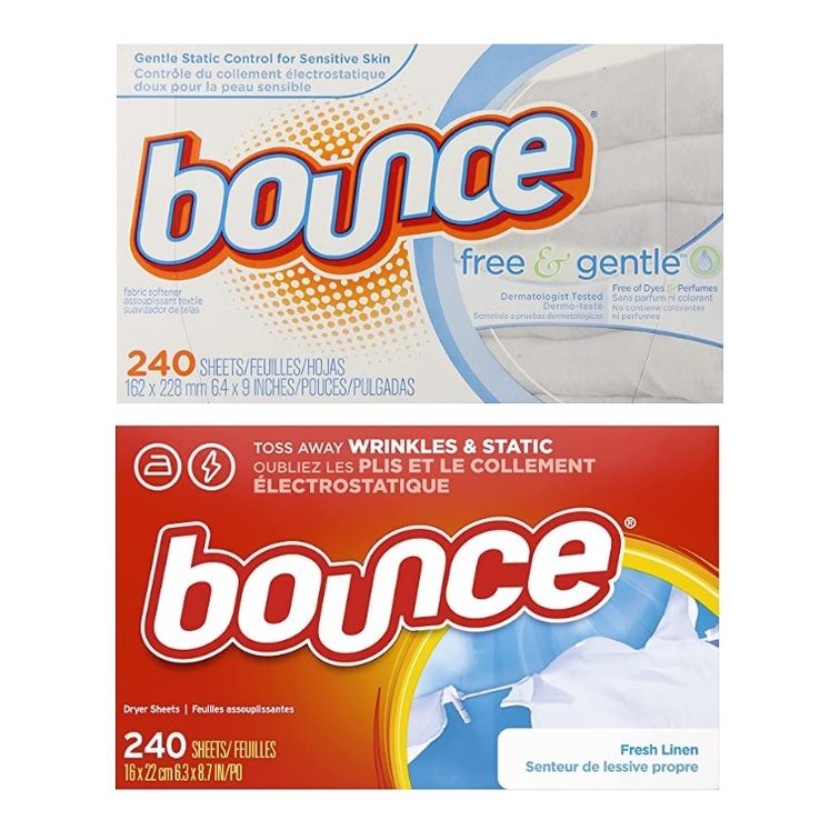 Bounce Fabric Softener Sheets, Fresh Linen Scent, 240 Count