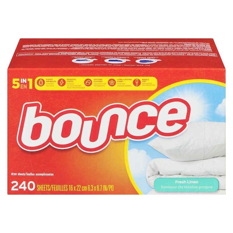 Bounce Fabric Softener Sheets, Outdoor Fresh Scent, 240 Count