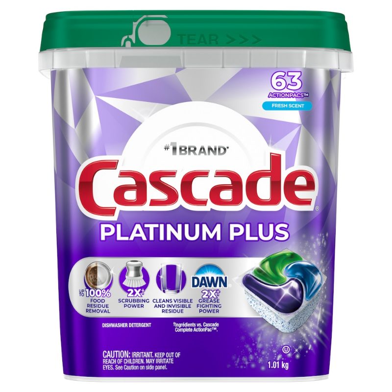 Cascade Action Packs Platinum Fresh 6/39ct CA