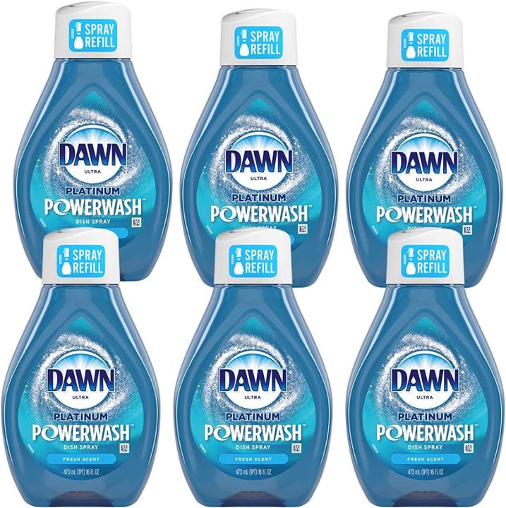 Dawn Powerwash Dish Spray Fresh Refill 6/473ml CA
