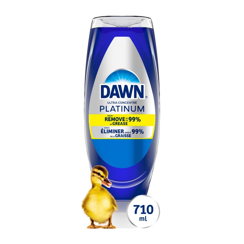 Dawn PlatinumEZ- SqueezeDish Soap, Dishwashing LiquidFresh Rain, 710mL