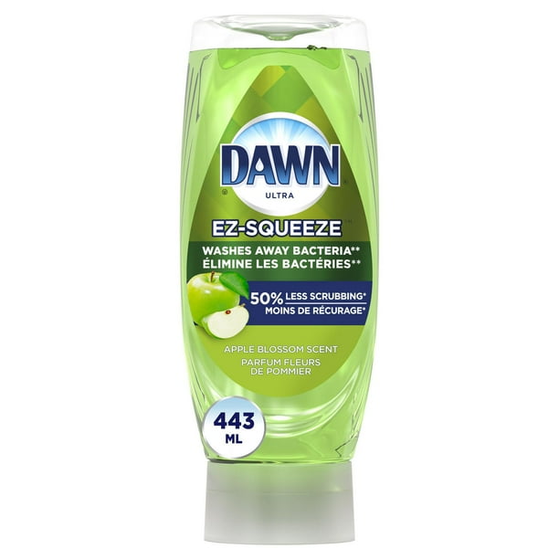 DAWN Ultra EZ Squeeze Washes Away Bacteria Apple Blossom 8/443ml CA