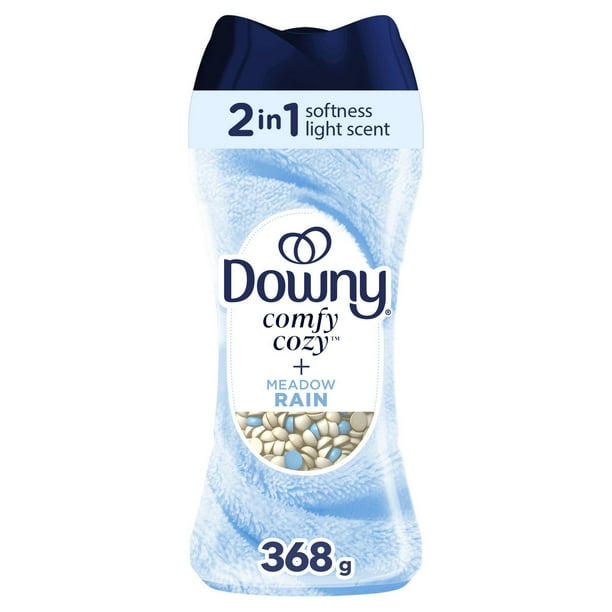 Downy Comfy Cozy In-Wash Laundry Scent Booster Beads, Meadow Rain Scent, 368g, Softness and Freshness