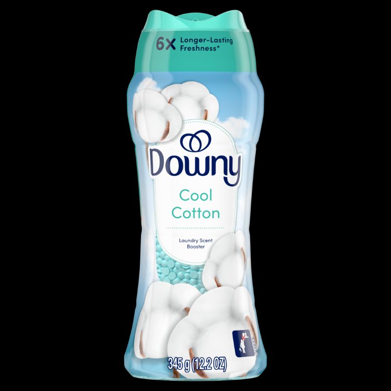 Downy Cool Cotton In-Wash Laundry Scent Booster Beads, 379g, laundry scent beads, Long-lasting Freshness
