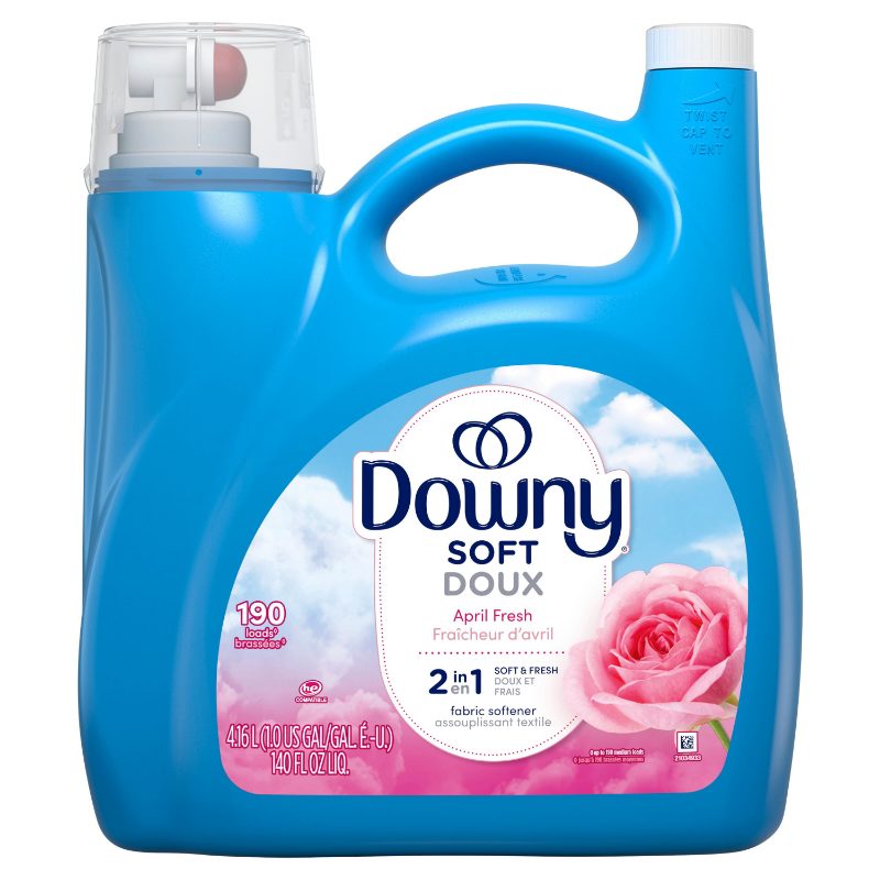 Downy April Fresh Liquid Fabric Conditioner (Fabric Softener), Single Use, 24mL Each (Case of 156)